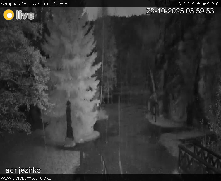 Adršpach - Vstup do skal, Pískovna - 28.10.2025 v 06:00 Adršpach - Vstup do skal, Pískovna - 28.10.2025 v 06:00