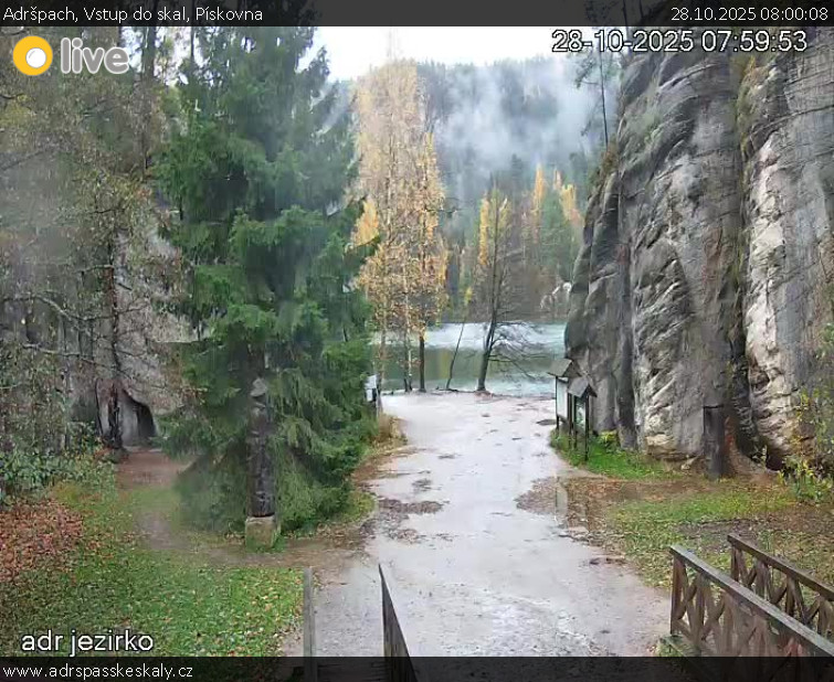 Adršpach - Vstup do skal, Pískovna - 28.10.2025 v 08:00 Adršpach - Vstup do skal, Pískovna - 28.10.2025 v 08:00