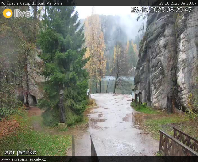 Adršpach - Vstup do skal, Pískovna - 28.10.2025 v 08:30 Adršpach - Vstup do skal, Pískovna - 28.10.2025 v 08:30