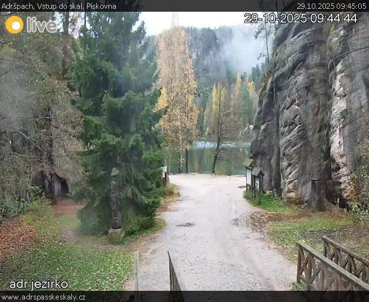 Adršpach - Vstup do skal, Pískovna - 29.10.2025 v 09:45 Adršpach - Vstup do skal, Pískovna - 29.10.2025 v 09:45