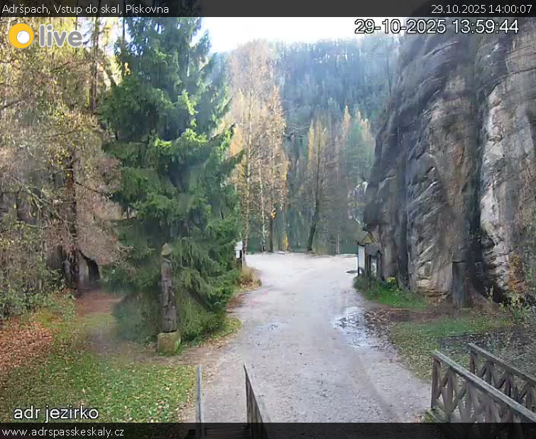 Adršpach - Vstup do skal, Pískovna - 29.10.2025 v 14:00 Adršpach - Vstup do skal, Pískovna - 29.10.2025 v 14:00