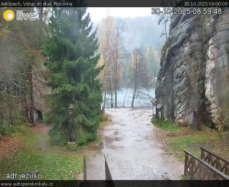 Adršpach - Vstup do skal, Pískovna - 30.10.2025 v 09:00 Adršpach - Vstup do skal, Pískovna - 30.10.2025 v 09:00