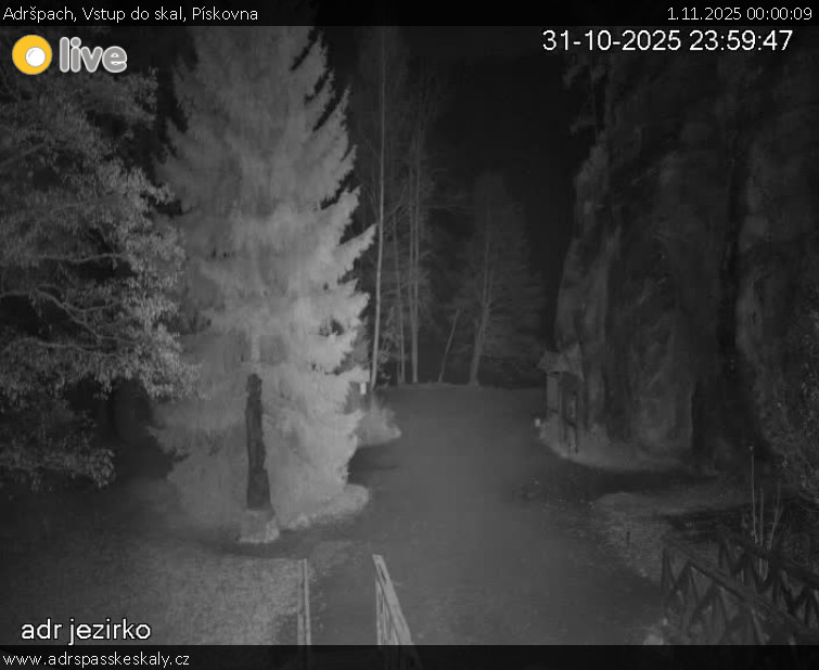 Adršpach - Vstup do skal, Pískovna - 1.11.2025 v 00:00 Adršpach - Vstup do skal, Pískovna - 1.11.2025 v 00:00