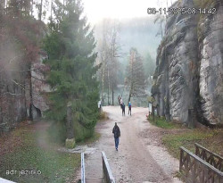 Vstup do skal, Pískovna