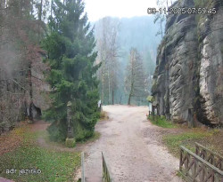 Vstup do skal, Pískovna