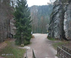 Vstup do skal, Pískovna