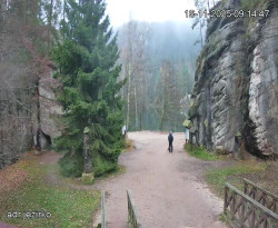 Vstup do skal, Pískovna