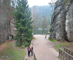 Vstup do skal, Pískovna