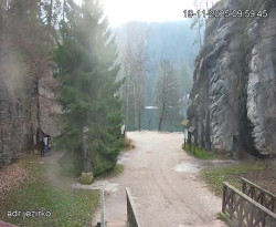 Vstup do skal, Pískovna