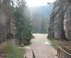 Vstup do skal, Pískovna