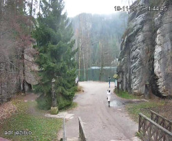 Vstup do skal, Pískovna