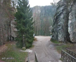 Vstup do skal, Pískovna