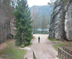 Vstup do skal, Pískovna