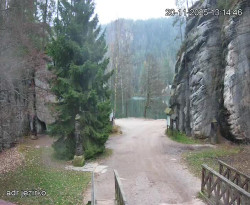 Vstup do skal, Pískovna