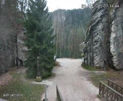 Vstup do skal, Pískovna