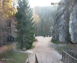 Vstup do skal, Pískovna