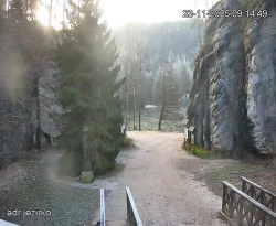 Vstup do skal, Pískovna