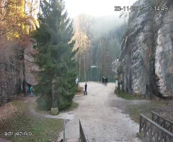 Vstup do skal, Pískovna