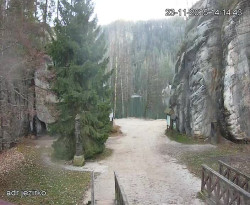 Vstup do skal, Pískovna