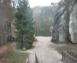 Vstup do skal, Pískovna