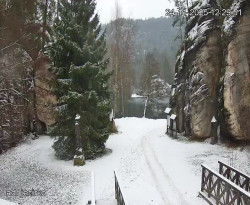 Vstup do skal, Pískovna