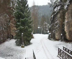 Vstup do skal, Pískovna