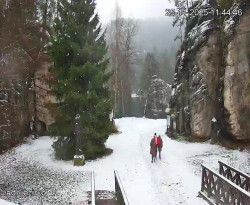 Vstup do skal, Pískovna