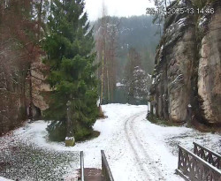 Vstup do skal, Pískovna