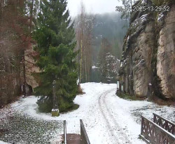 Vstup do skal, Pískovna