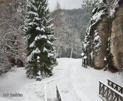 Vstup do skal, Pískovna