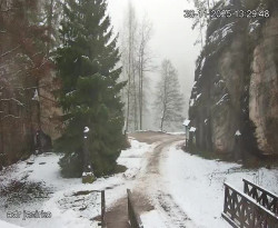 Vstup do skal, Pískovna