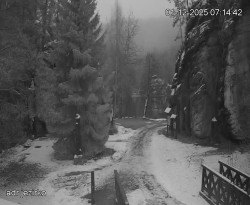 Vstup do skal, Pískovna