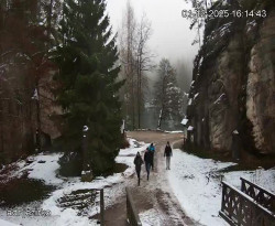 Vstup do skal, Pískovna