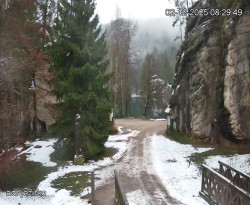 Vstup do skal, Pískovna