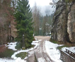 Vstup do skal, Pískovna