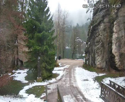 Vstup do skal, Pískovna