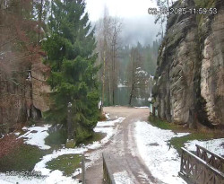 Vstup do skal, Pískovna