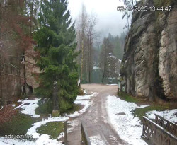 Vstup do skal, Pískovna