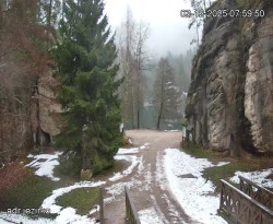 Vstup do skal, Pískovna