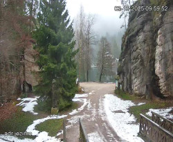 Vstup do skal, Pískovna