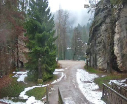 Vstup do skal, Pískovna