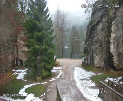 Vstup do skal, Pískovna