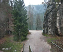 Vstup do skal, Pískovna