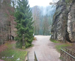 Vstup do skal, Pískovna