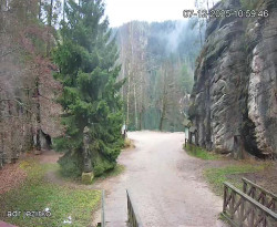 Vstup do skal, Pískovna