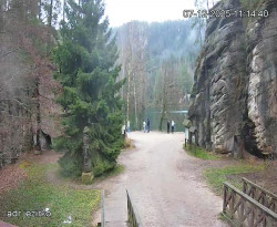 Vstup do skal, Pískovna