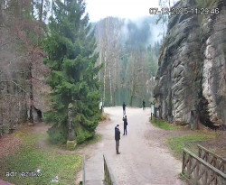 Vstup do skal, Pískovna