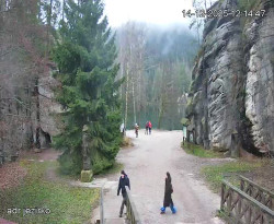 Vstup do skal, Pískovna