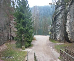 Vstup do skal, Pískovna