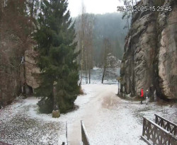 Vstup do skal, Pískovna